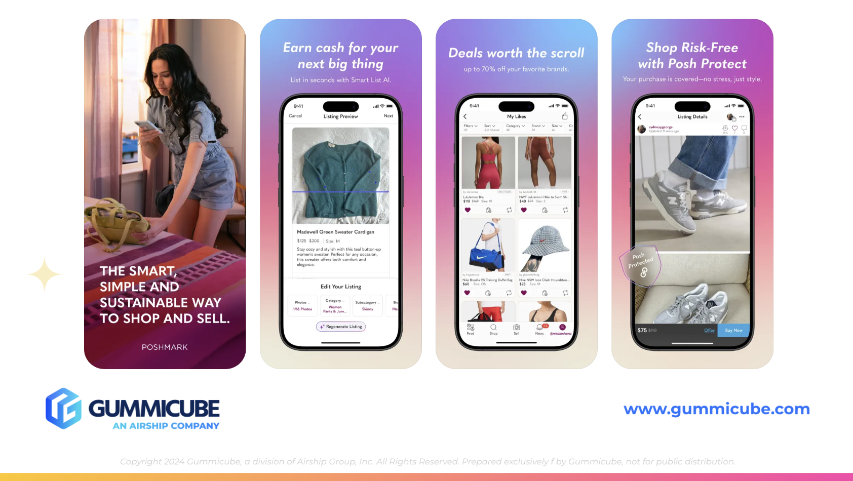Poshmark's iOS Screenshots