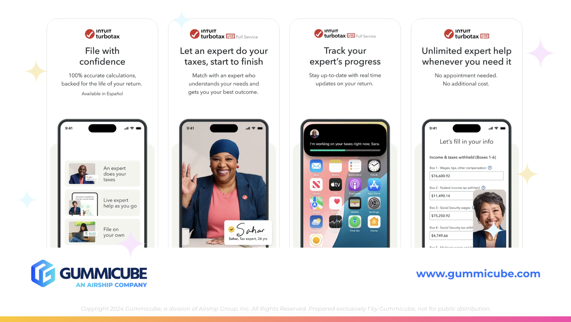 Turbo Tax iOS App Store Screenshots
