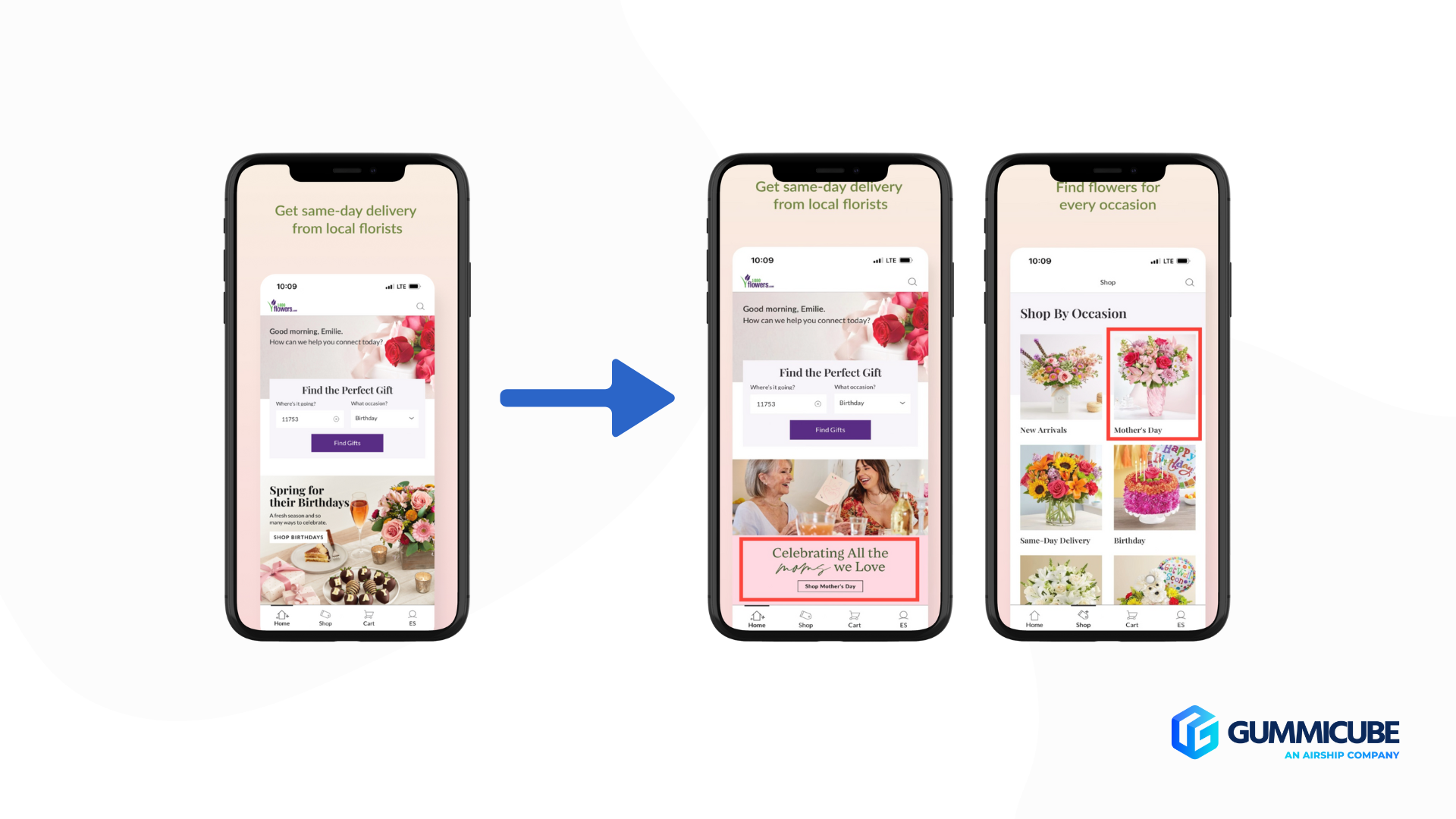 1-800-Flowers App Store Screenshots 1800 flowers screenshot mothers day app store