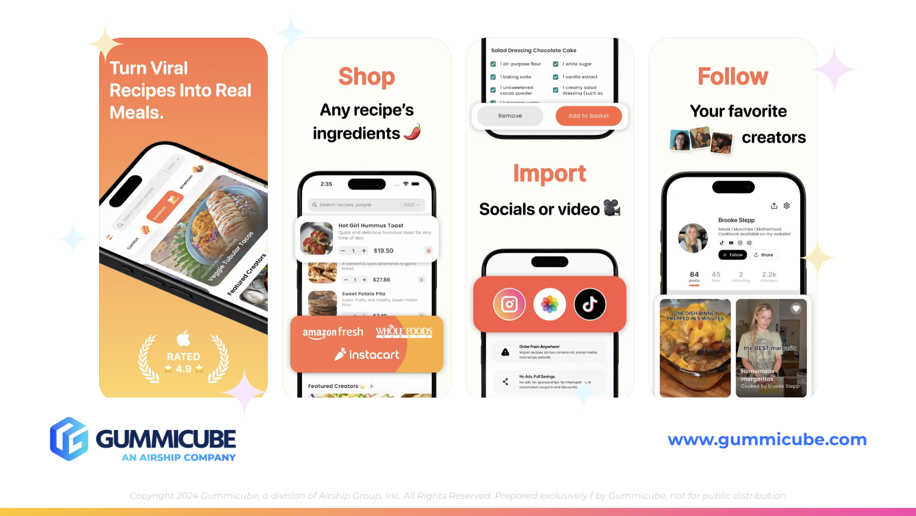 Sizzle iOS App Screenshots