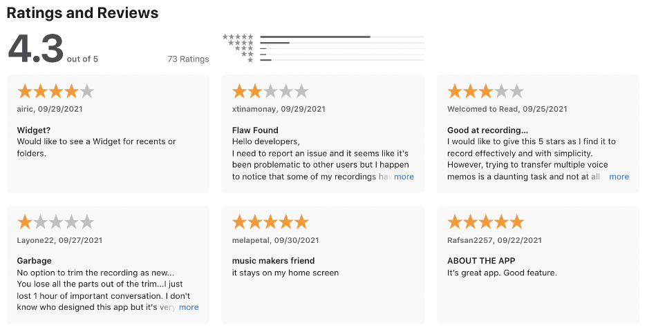 Apple Voice Memos App Reviews Apple Voice Memos App Reviews