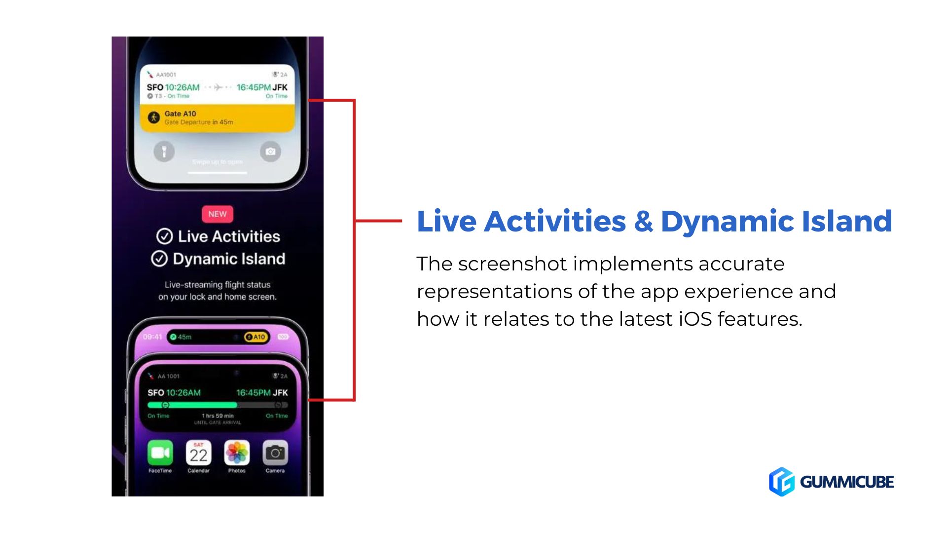 Flighty Apple App Store Screenshot 1 flighty app store screenshots live activities and dynamic island