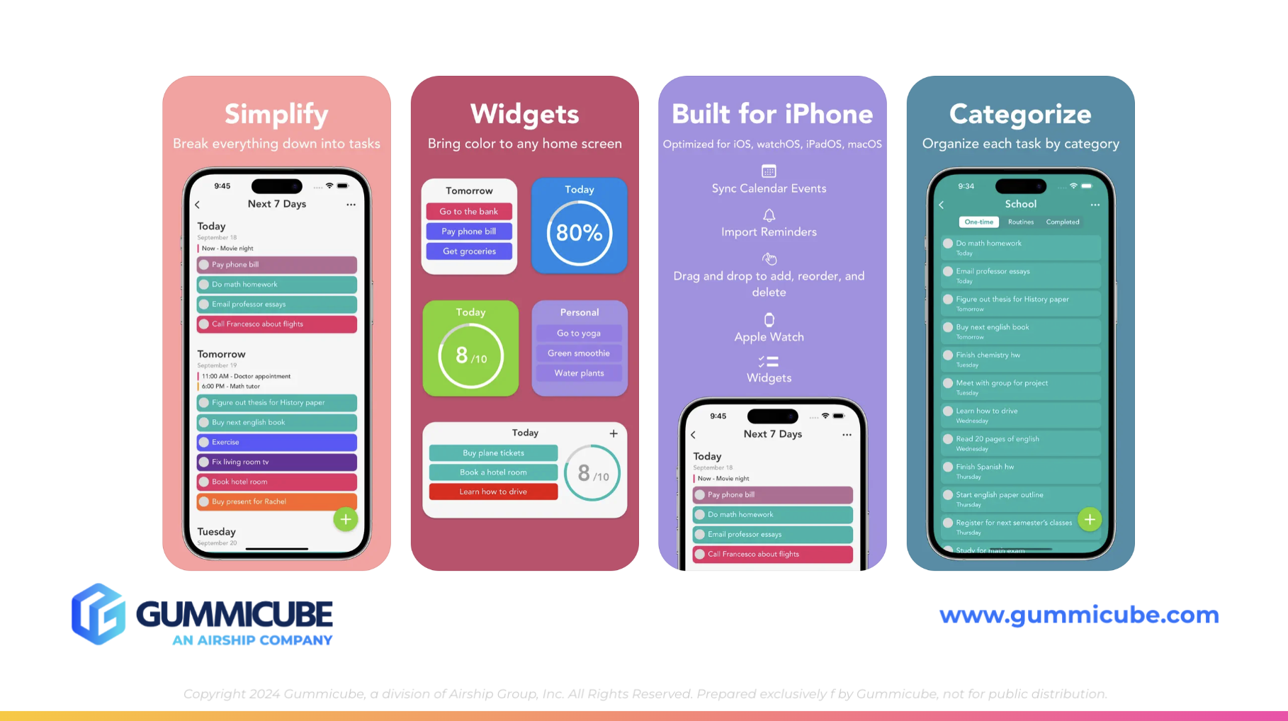 Smart Tasks iOS App Screenshots