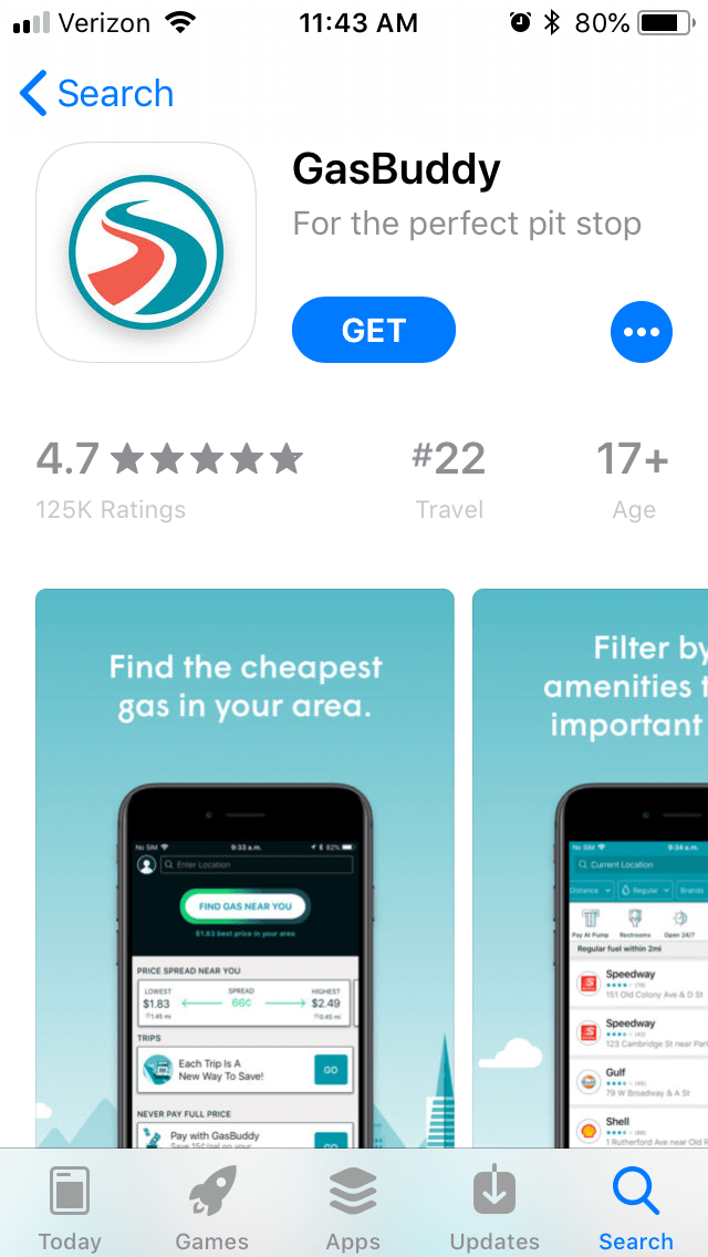 GasBuddy iOS