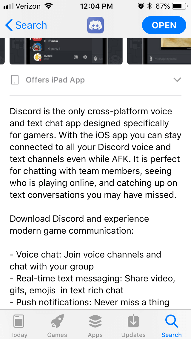 Discord iOS 1