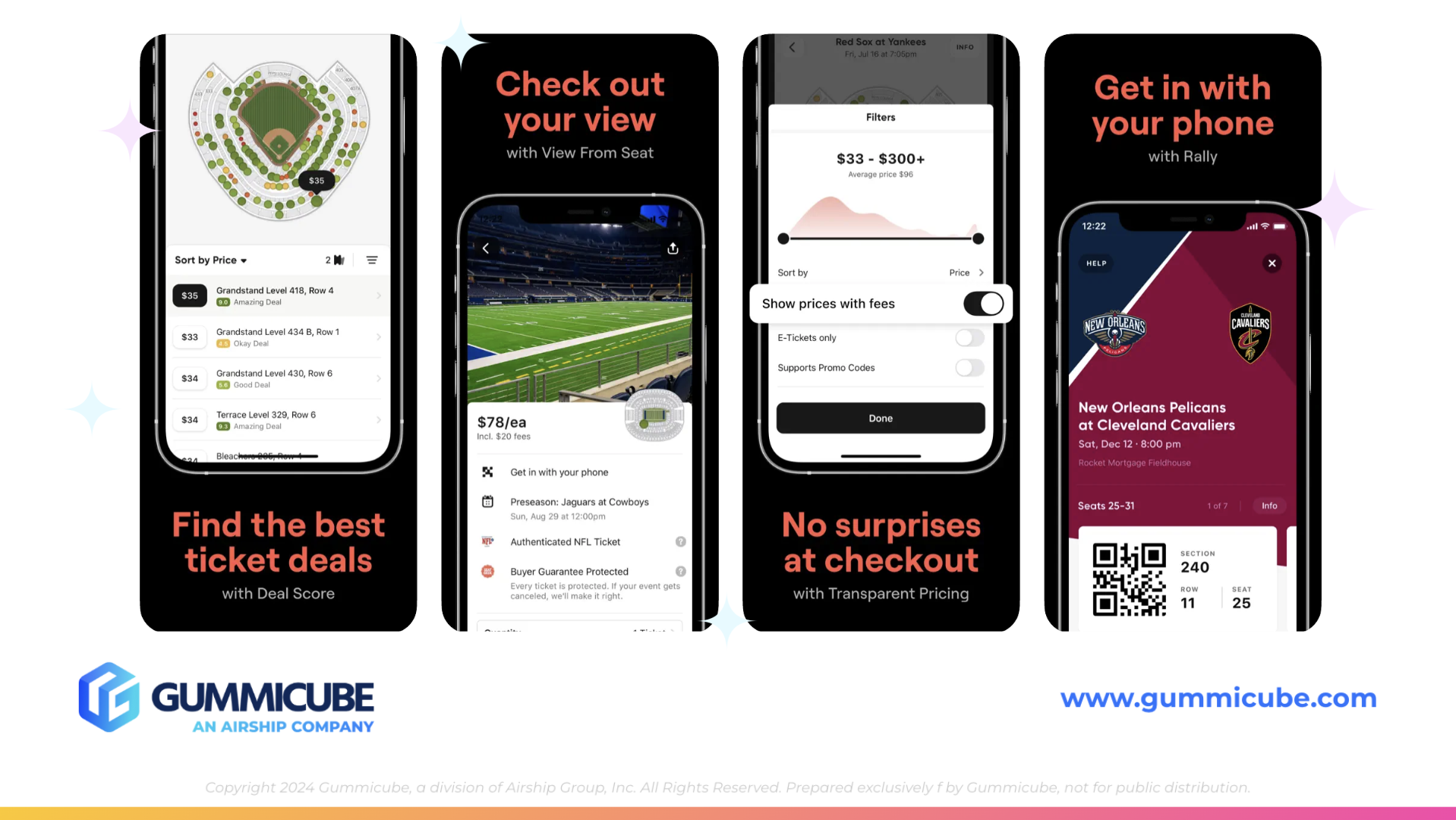 SeatGeek iOS Screenshots