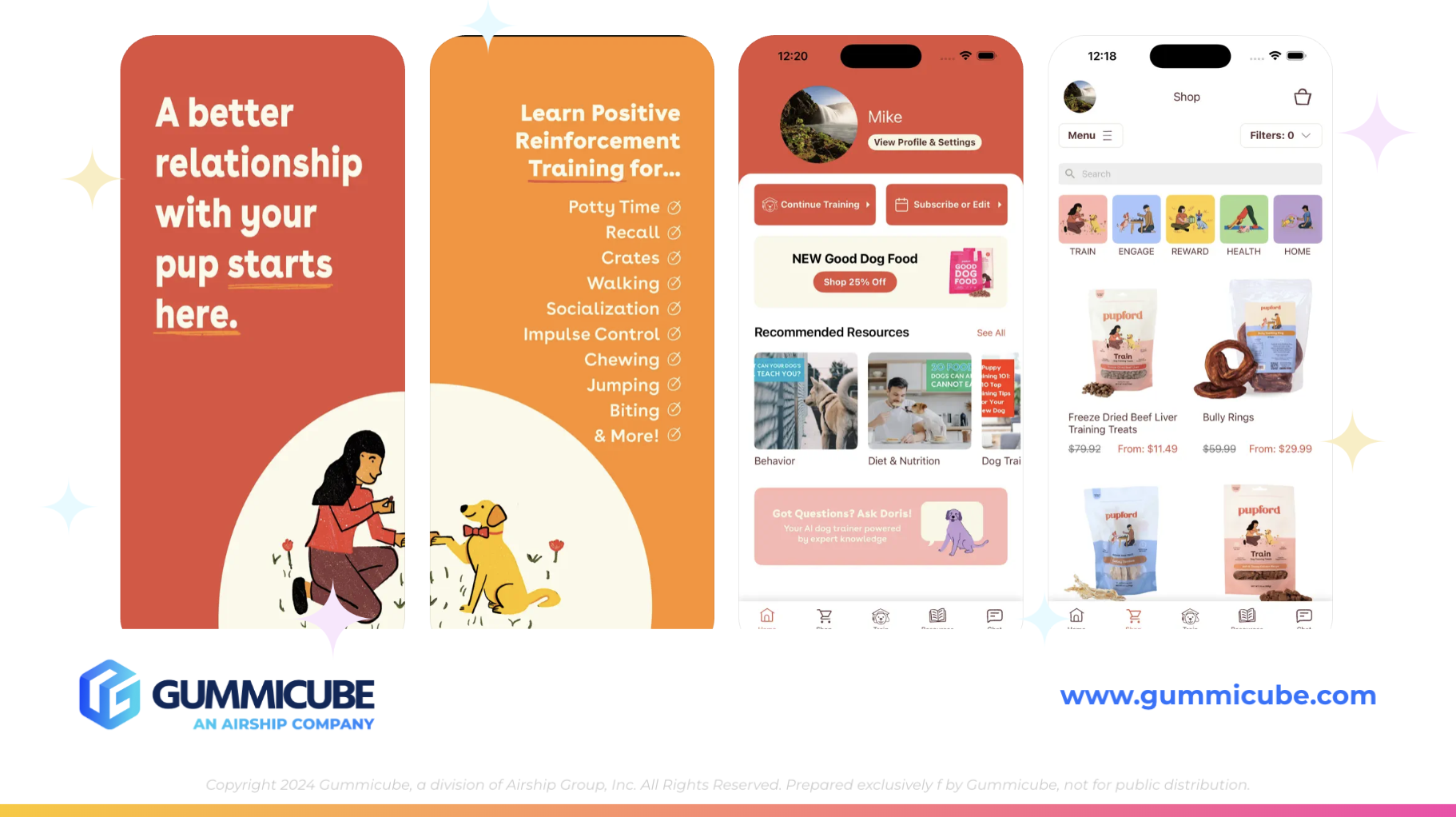 Pupford iOS Screenshots