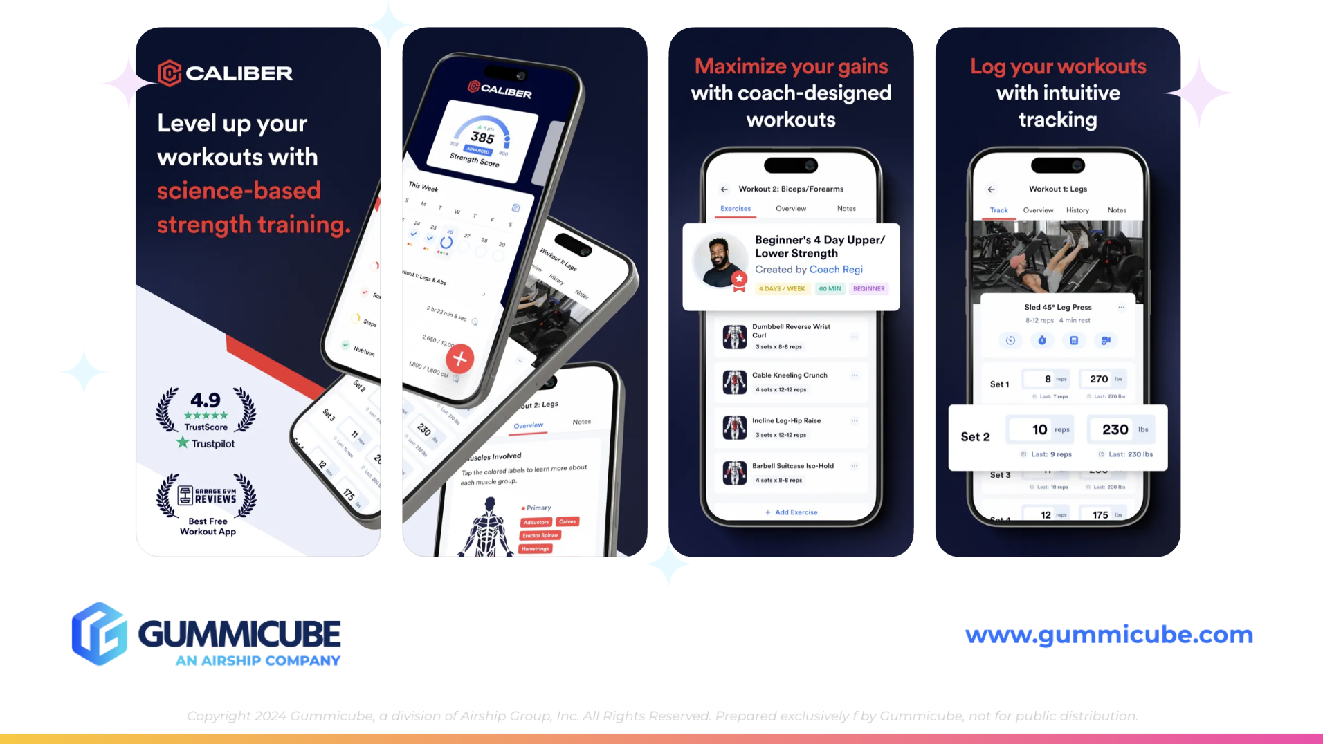 Caliber iOS screenshots
