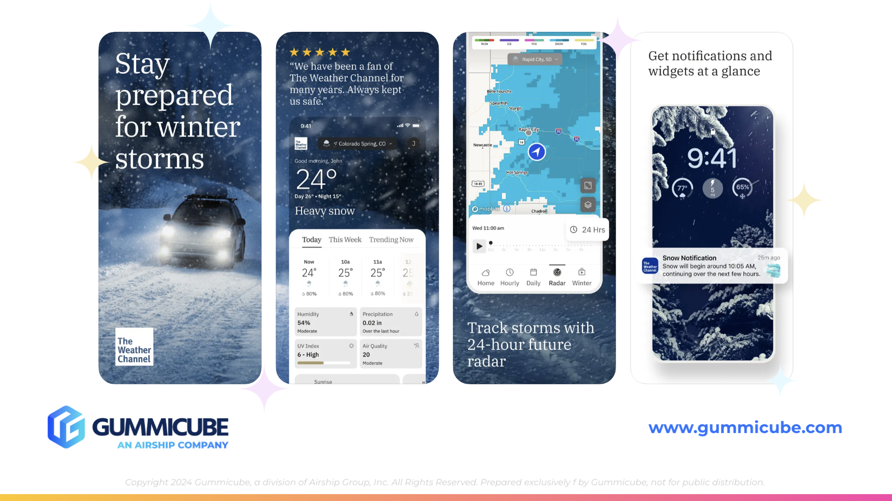 Weather Channel iOS Screenshots