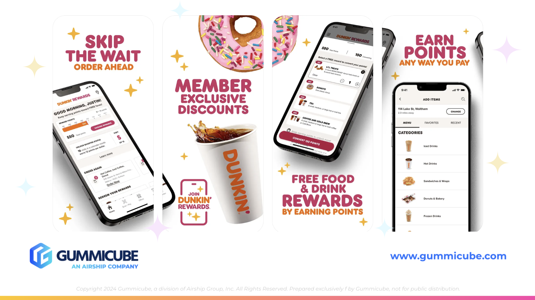 Dunkin iOS Screenshots