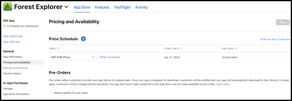 App Analytics Metrics - Preorders App Analytics Metrics - Preorders