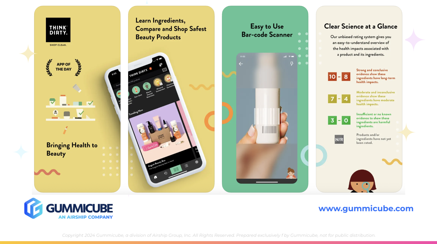 Think Dirty iOS Screenshots