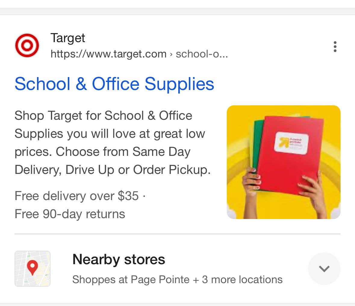 Target school supplies search results preview Target school supplies search results preview