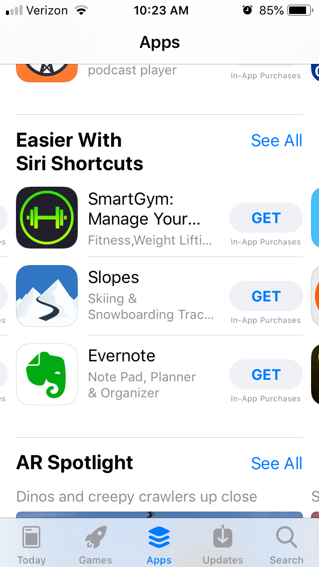 Shortcuts Apps