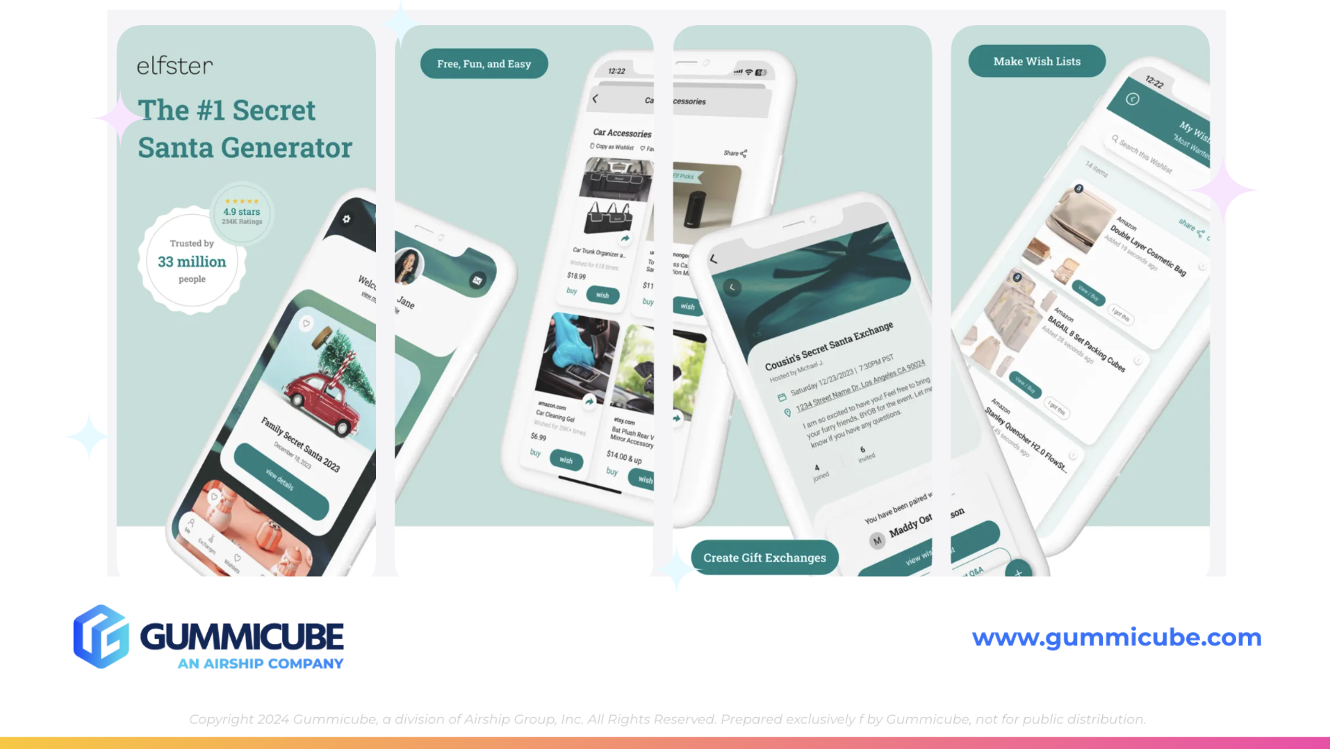 Elfster iOS Screenshots