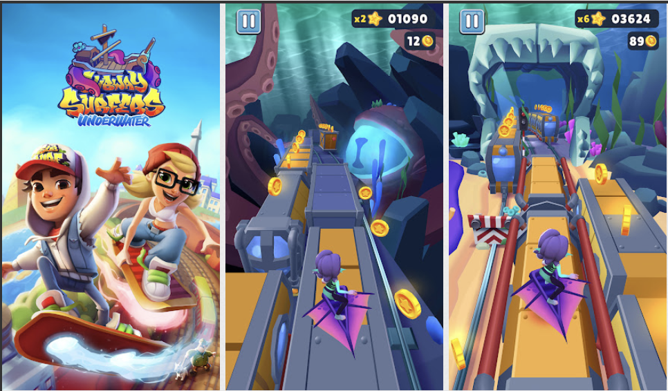 subway surfers march 2023 play store screenshots subway surfers underwater march 2023 google play store screenshots