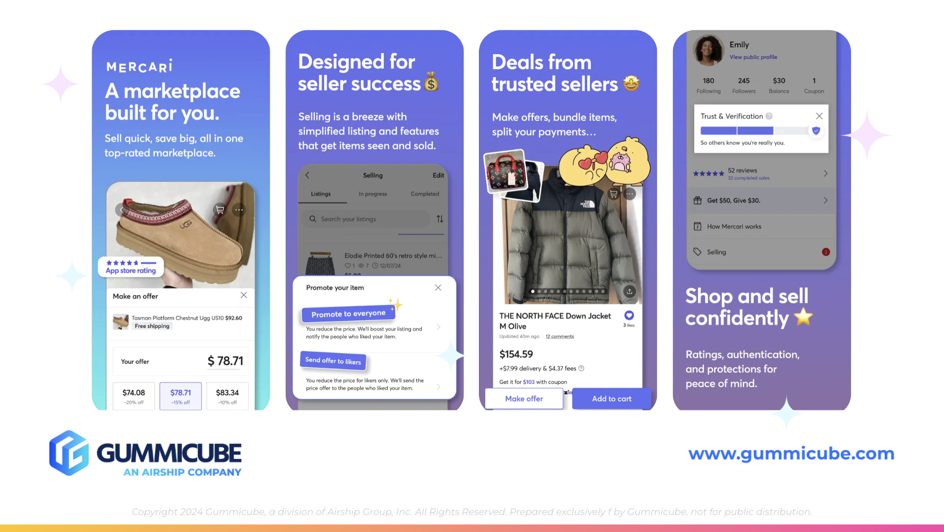 Mercari iOS screenshots