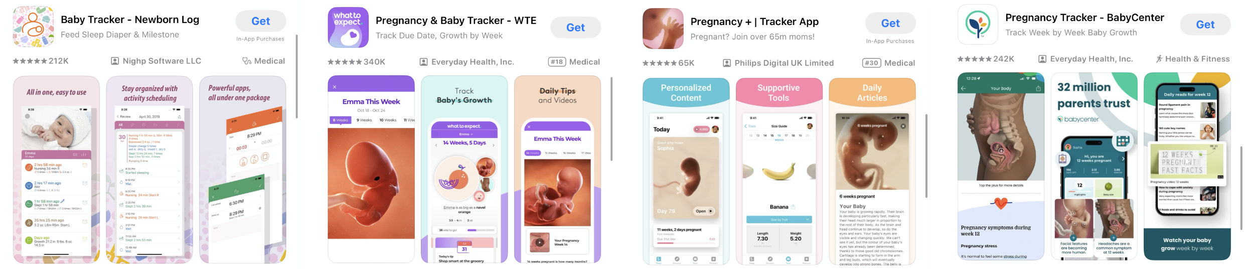 top baby tracker apps