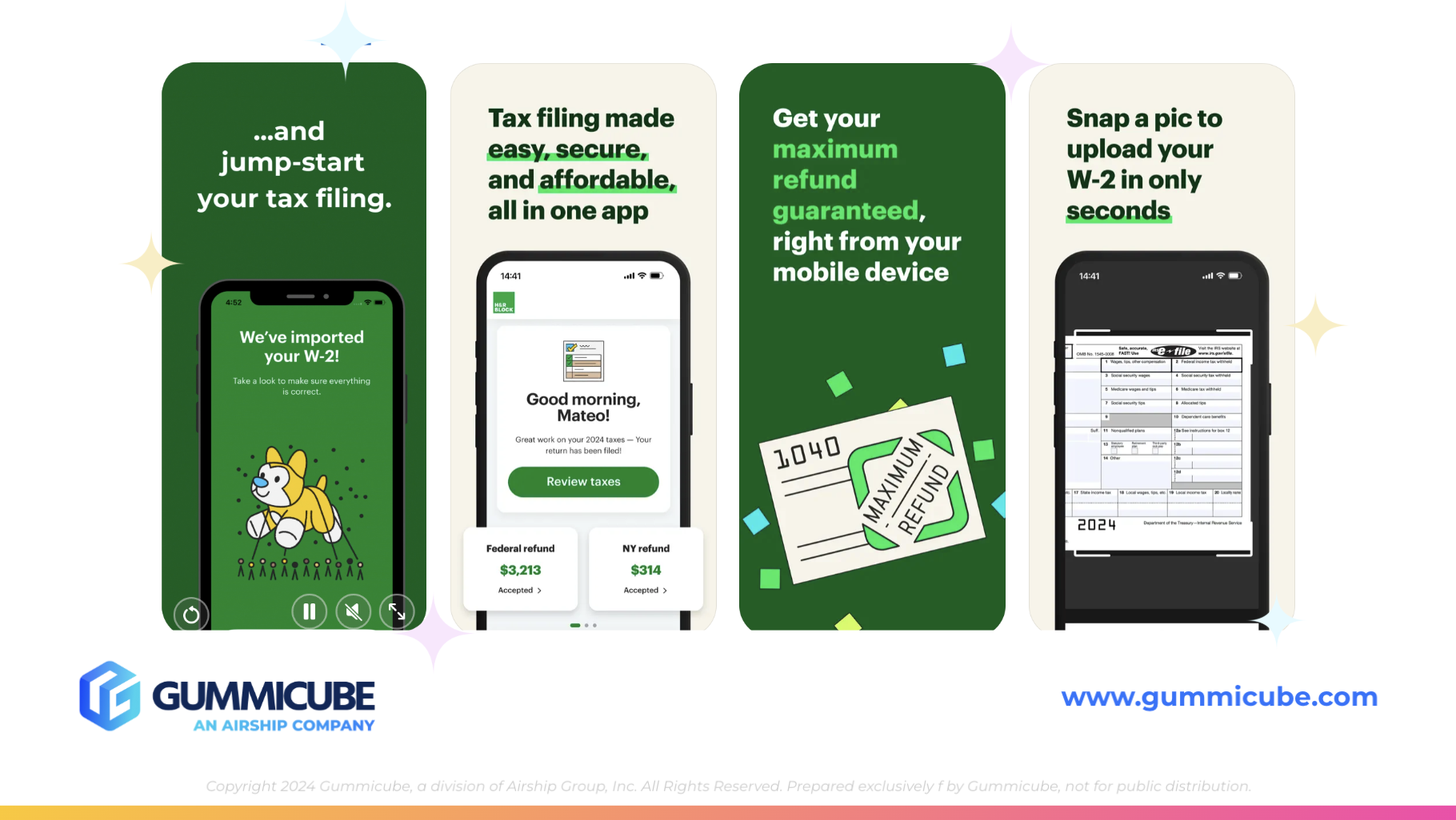 H&R Block iOS App Store Screenshots