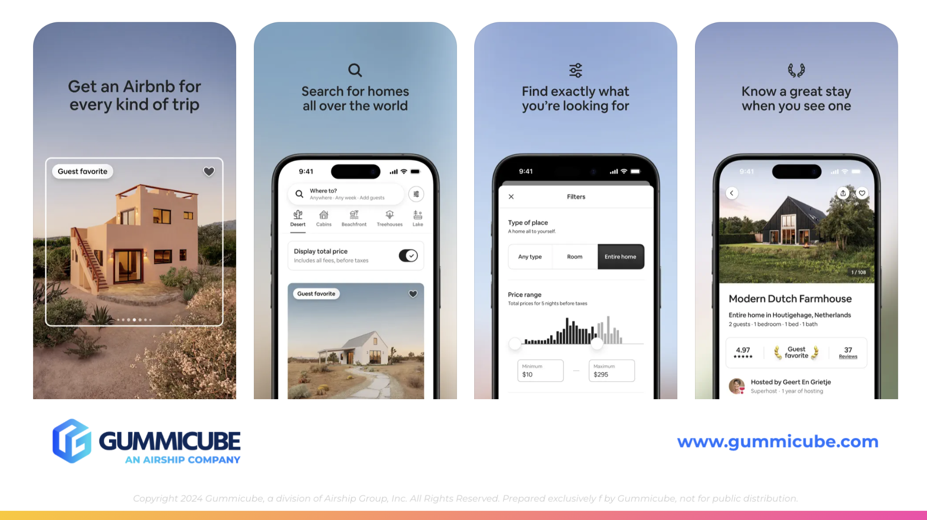 Airbnb iOS Screenshots