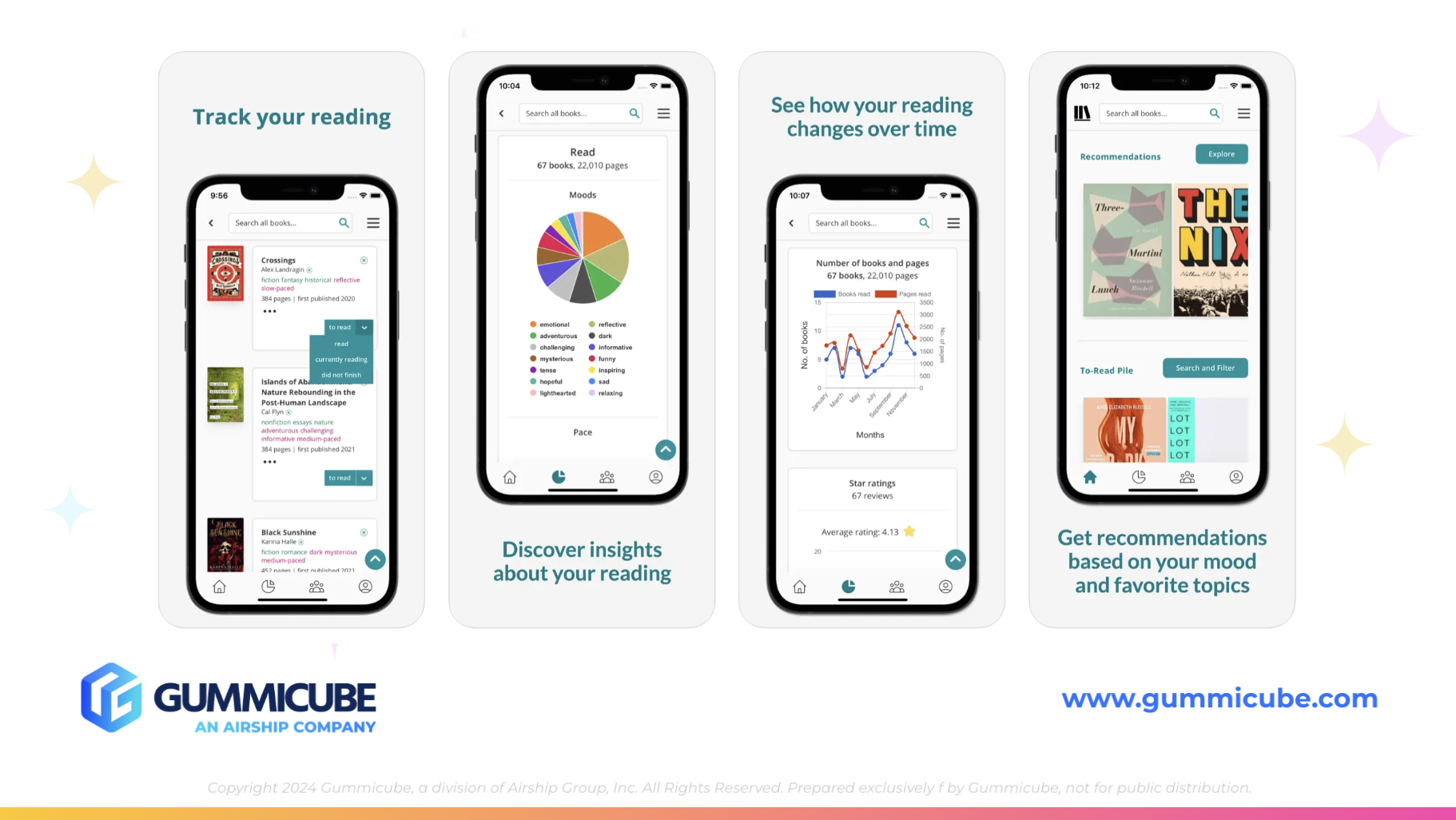 StoryGraph's iOS Screenshots