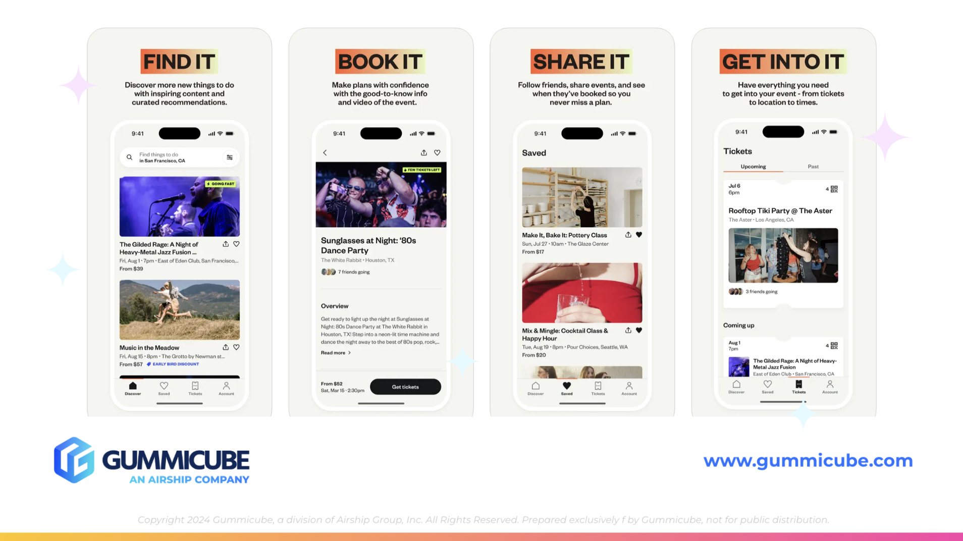 EventBrite's iOS Screenshots