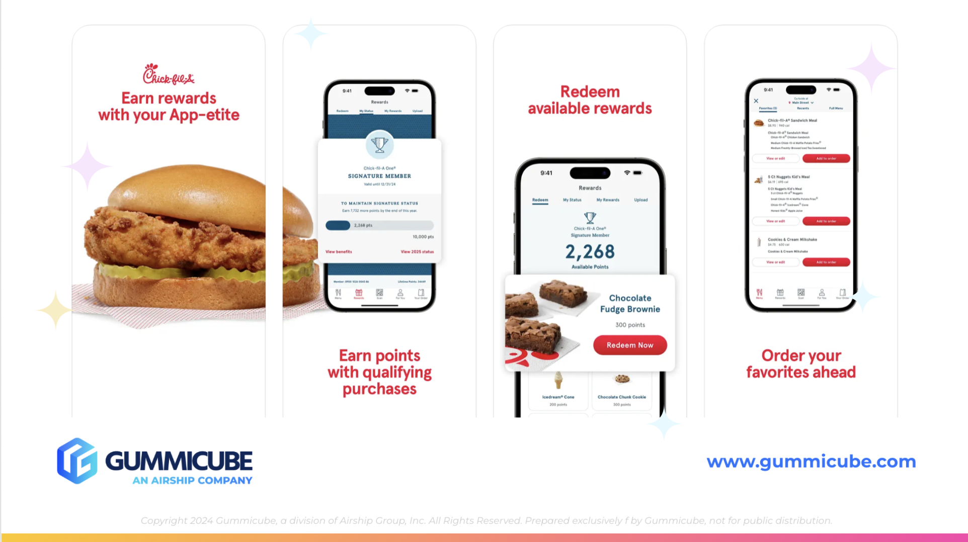 Chick-fil-A App Store Screenshots