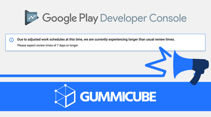 Google Play Developer Console Notes Extended Review Times