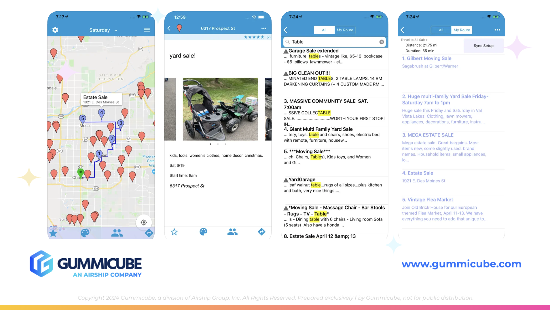 yard sale treasure map iOS screenshots