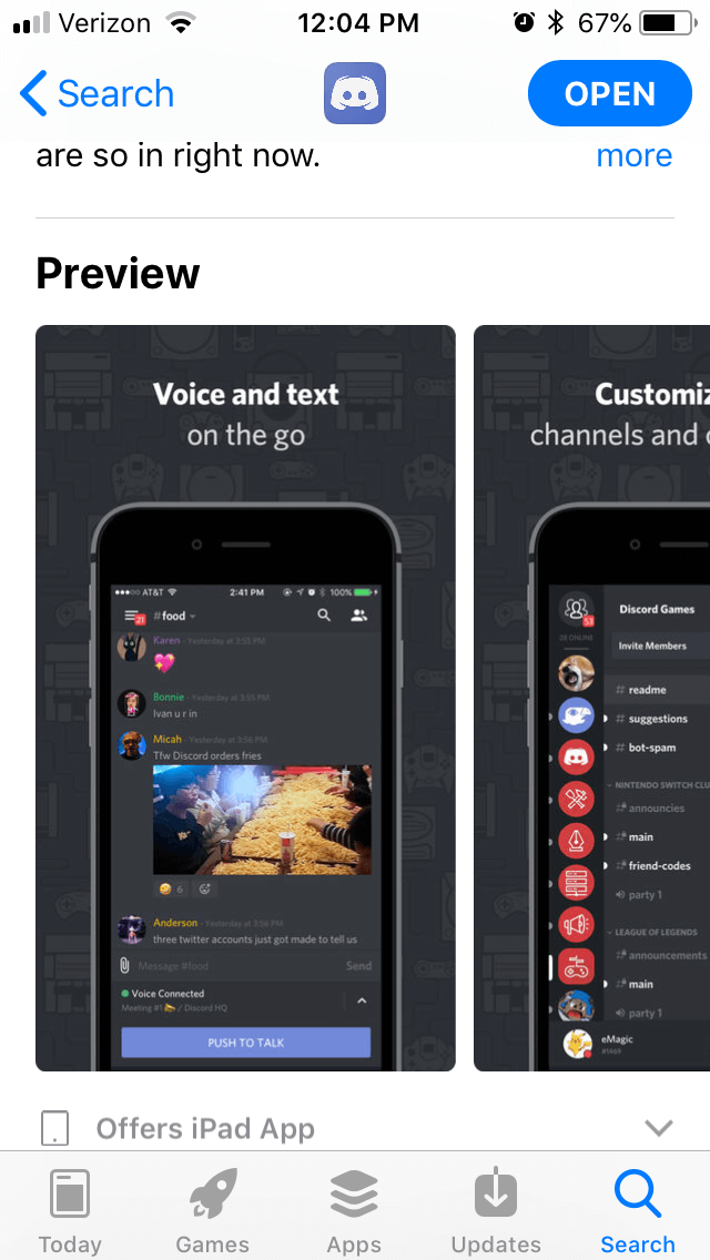 Discord iOS 2