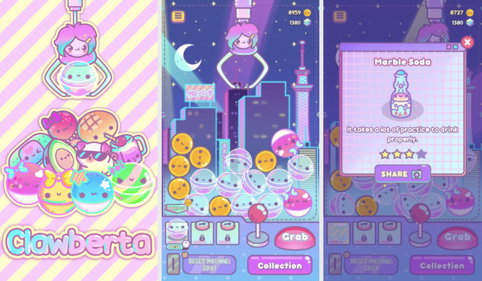 Clawberta App Store Screenshots