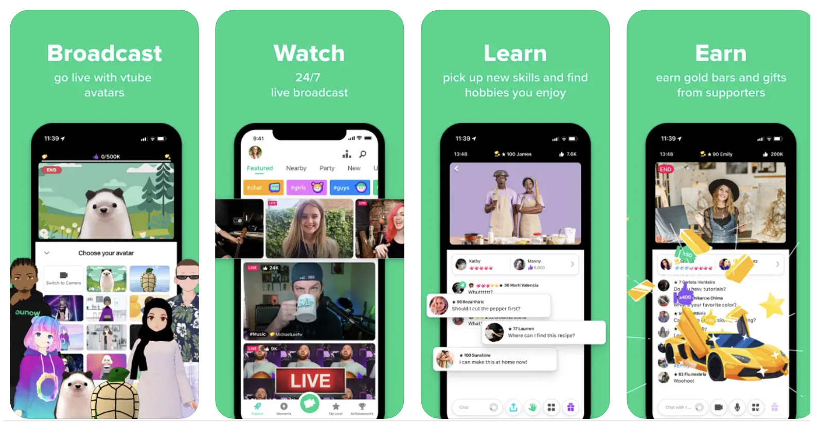 YouNow Apple App Store Screenshots you now streaming app store screenshots
