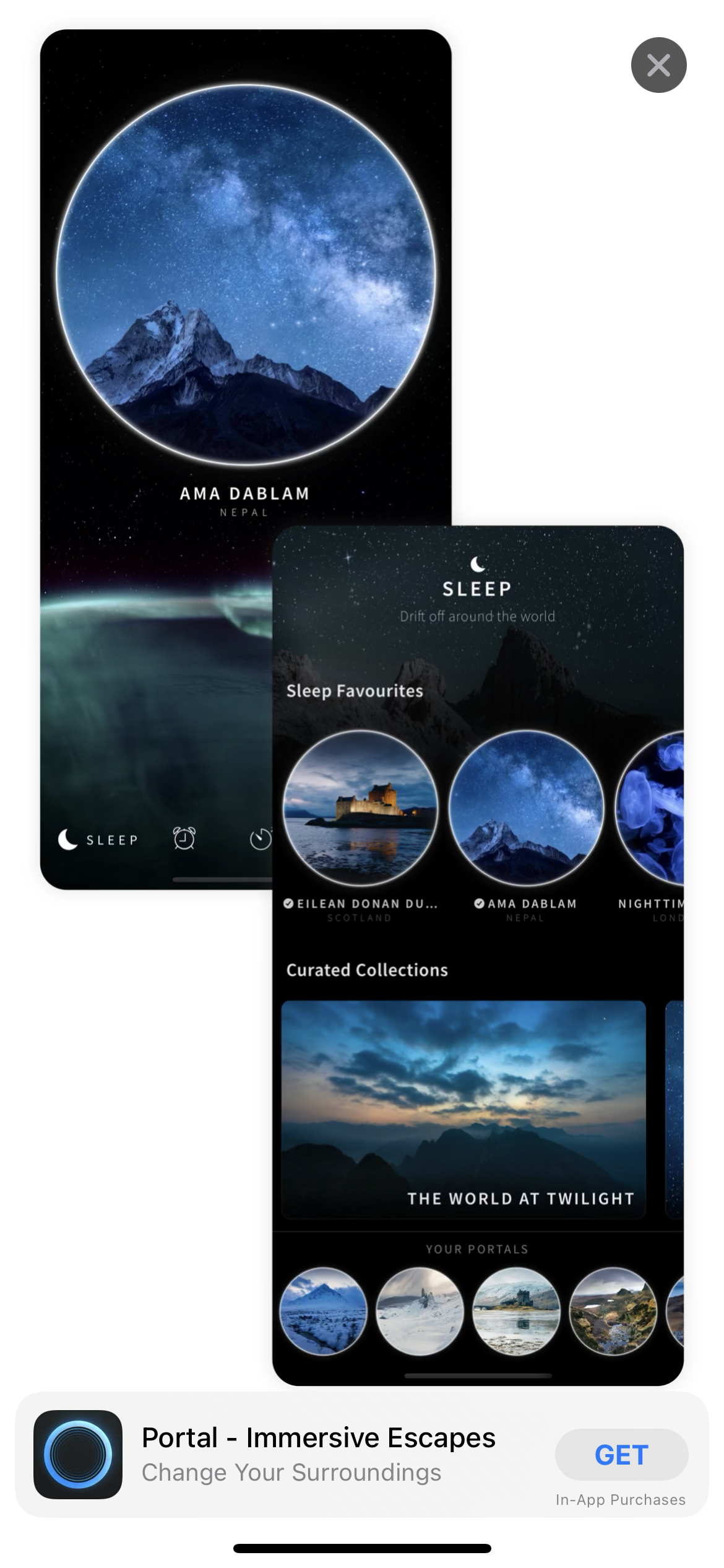 Portal Screenshot App Store Product Page