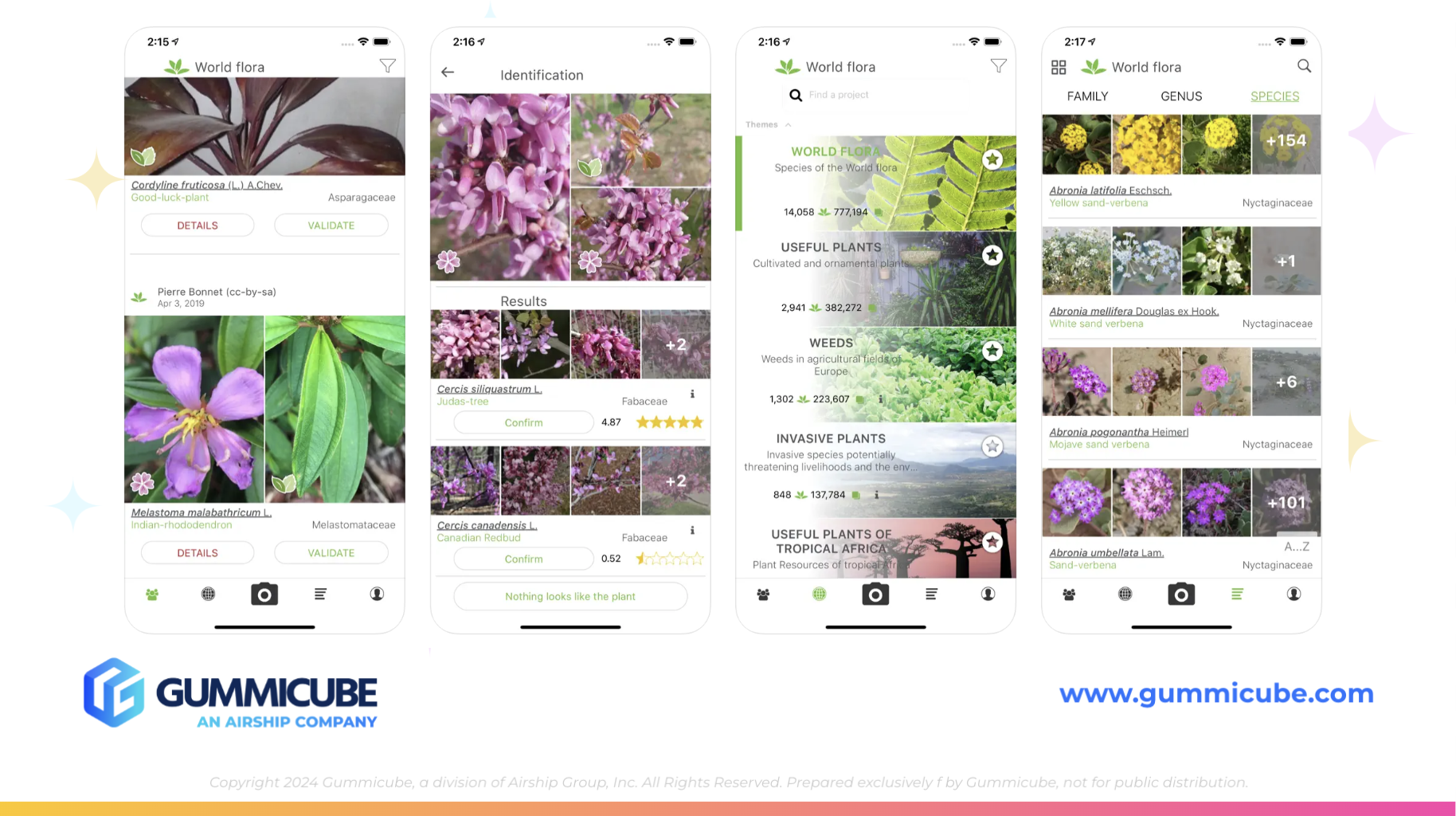 PlantNet iOS Screenshots