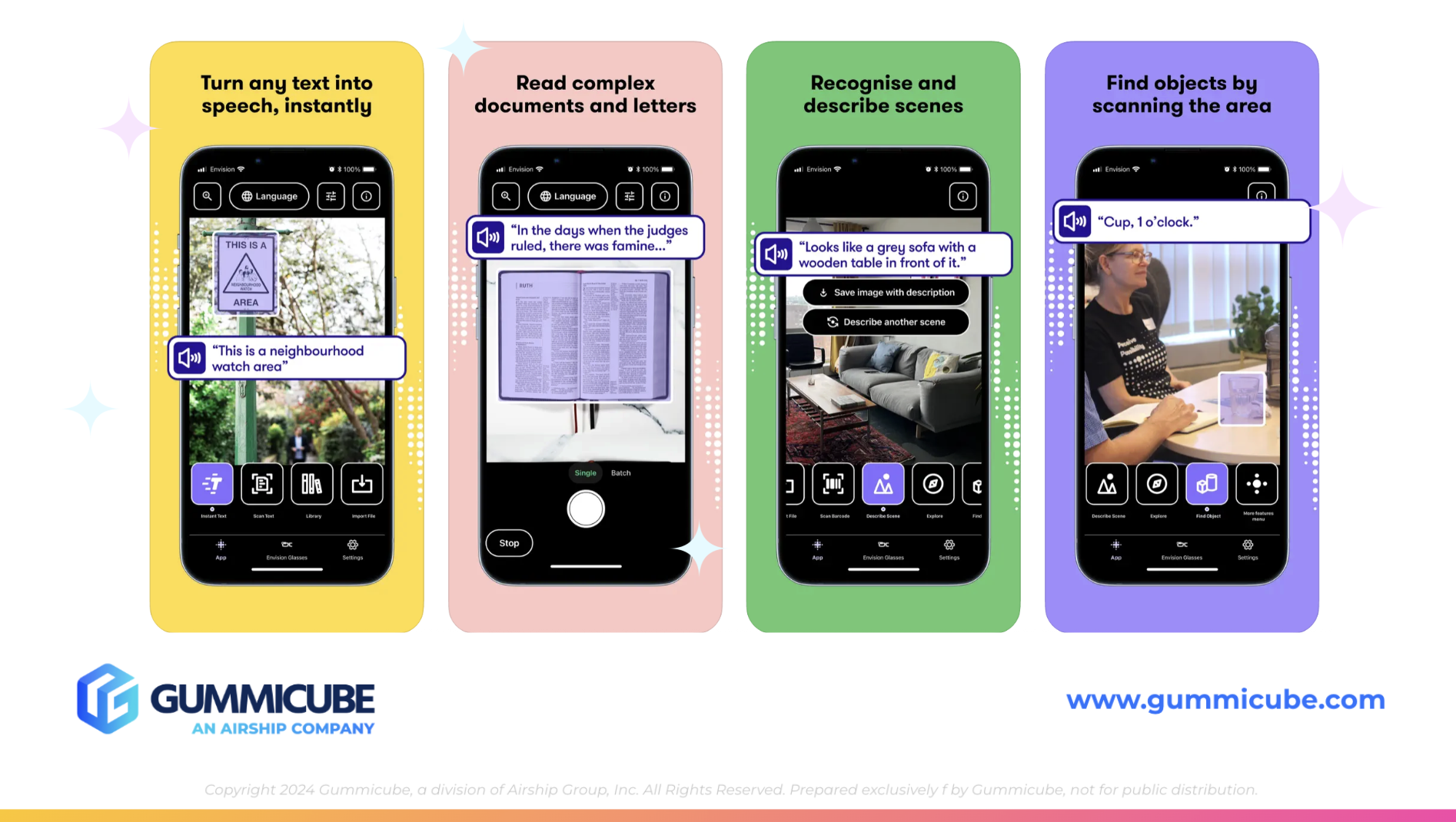 Envision AI iOS Screenshots