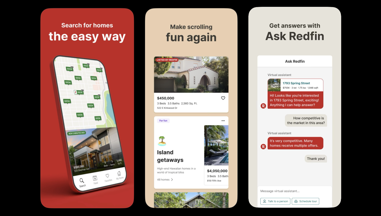 Redfin iOS Screeenshots