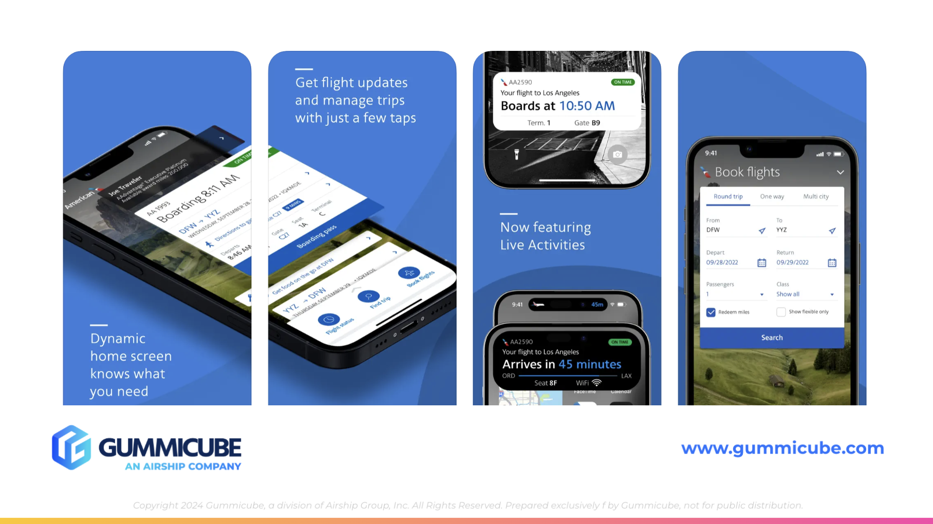 American Airlines iOS Screenshots