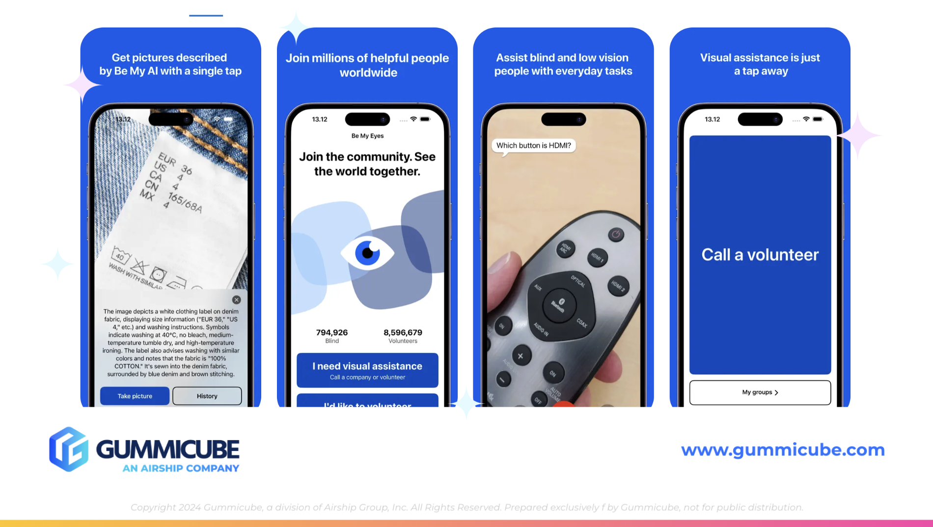 Be My Eyes iOS Screenshots