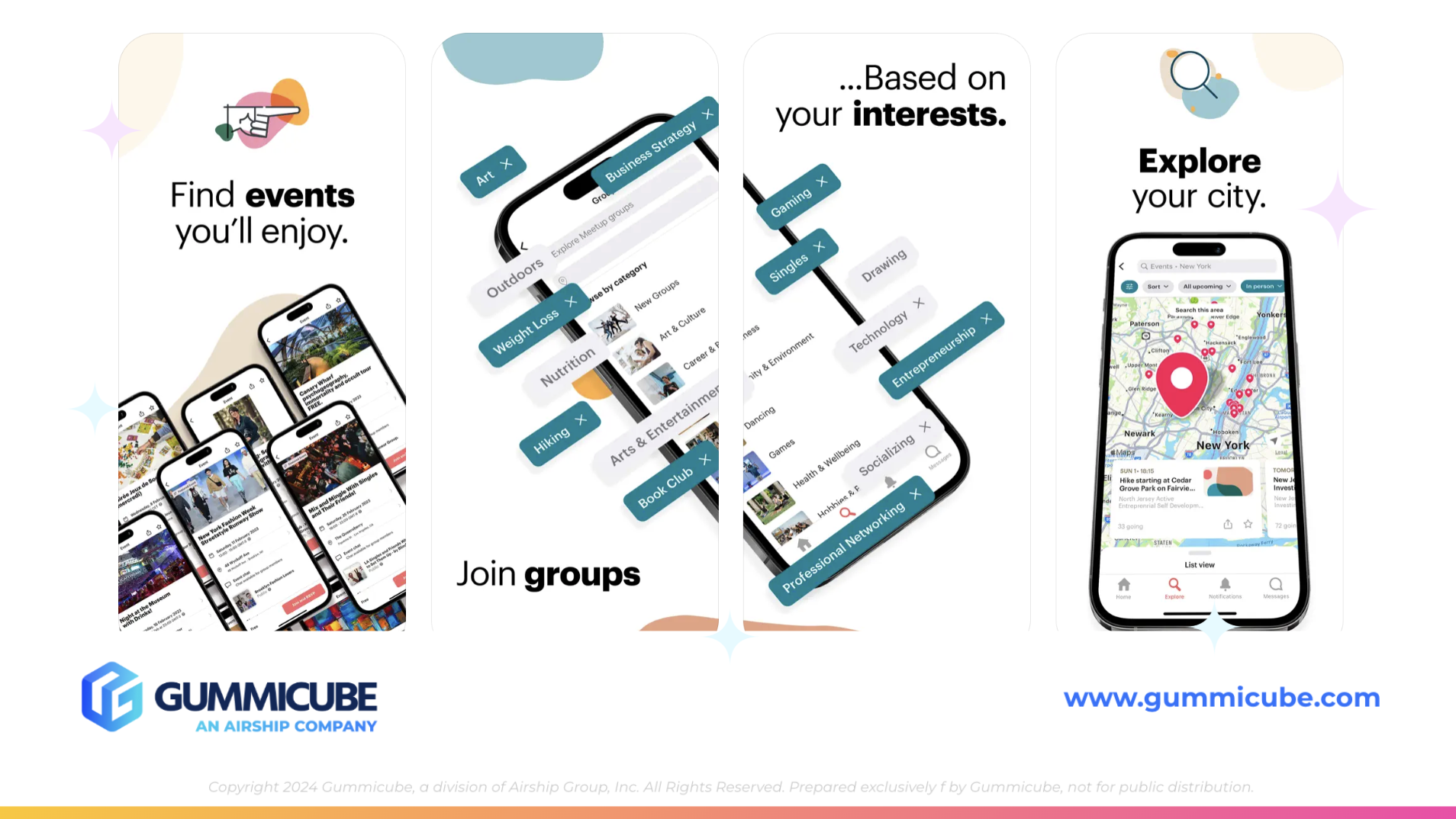 Meetup's iOS Screenshots