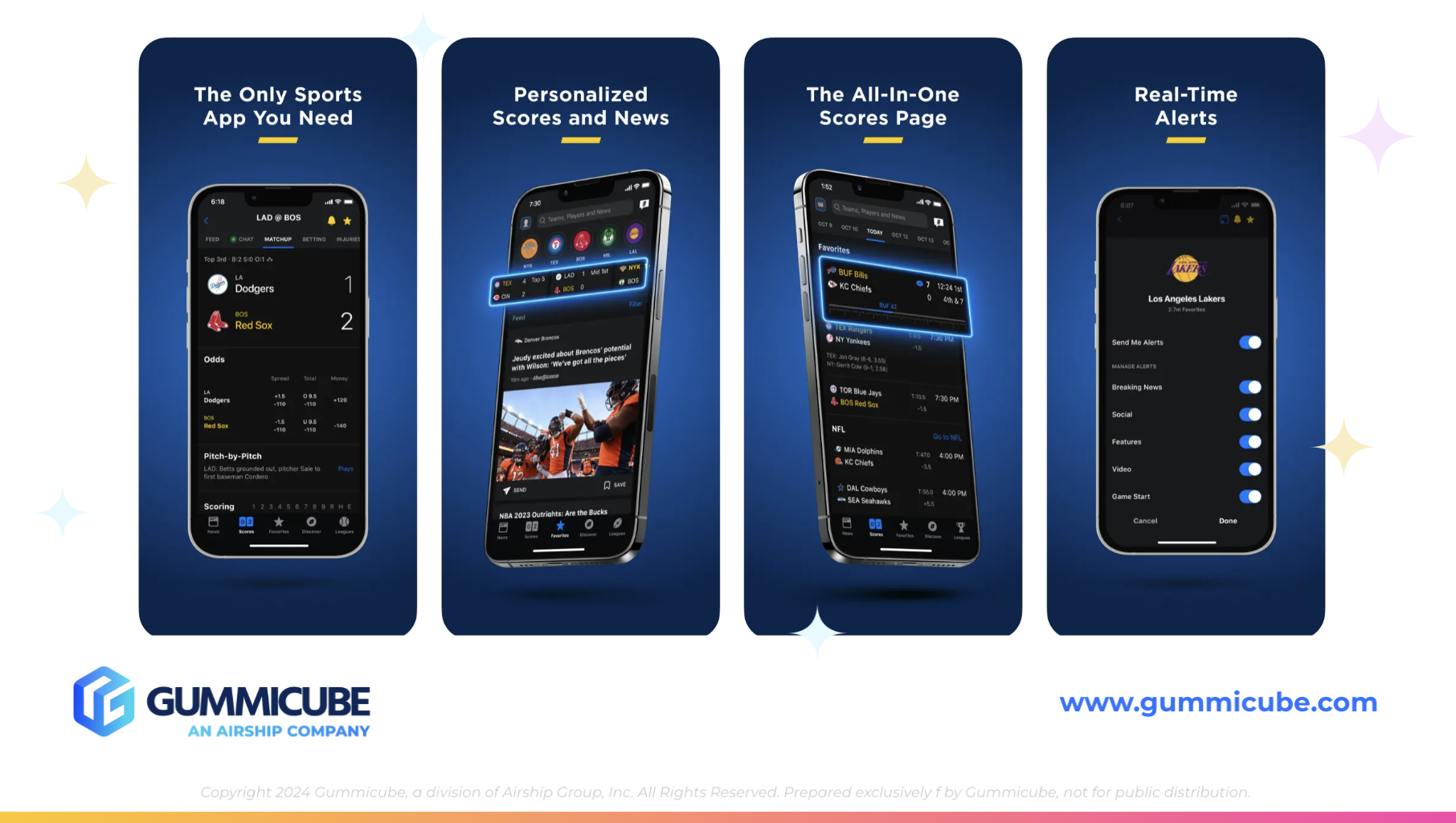 theScore iOS Screenshots